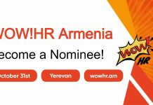 Հայաստանում տեղի կունենա WOW!HR միջազգային բիզնես մրցանակաբաշխությունը և համաժողովը WOW!HR Armenia